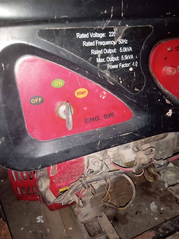 03015017757 Generator bilkul ok hn use halat ma hn 6500 wt hn 1