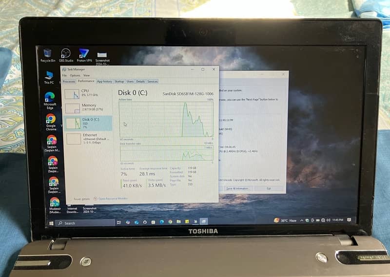 Toshiba core i7 3rd generation (Octa Core) 1