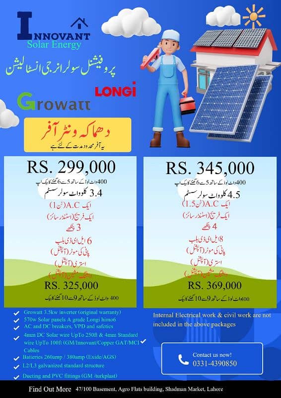 Offgrid Solar system packages 0