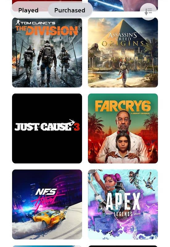 ps4/Ps5 digital games far cry 6,NFS heat, assassins Creed origins 0