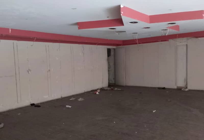 around only brands 7 marla Ground+mezzanine shop for rent phase 1 H block. 2