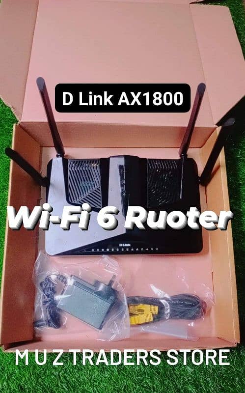 WiFi 6 Ruoter Faibr Android tv box All series avail 5