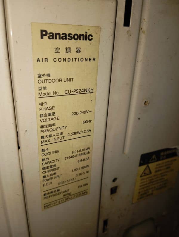 Panasonic Inverter AC 2 ton 4