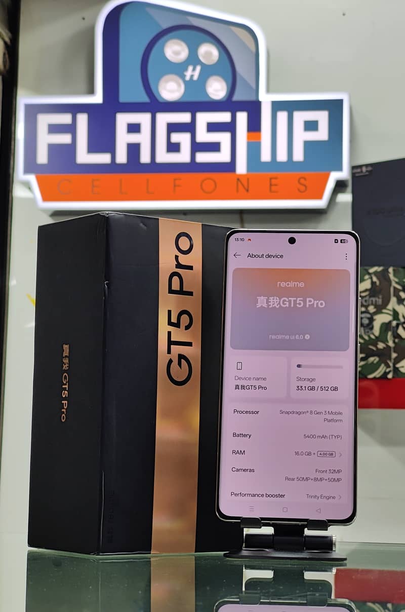 #REALME_GT5_PRO STYLISH FLAGSHIP AT #FLAGSHIPCELLFONES 1