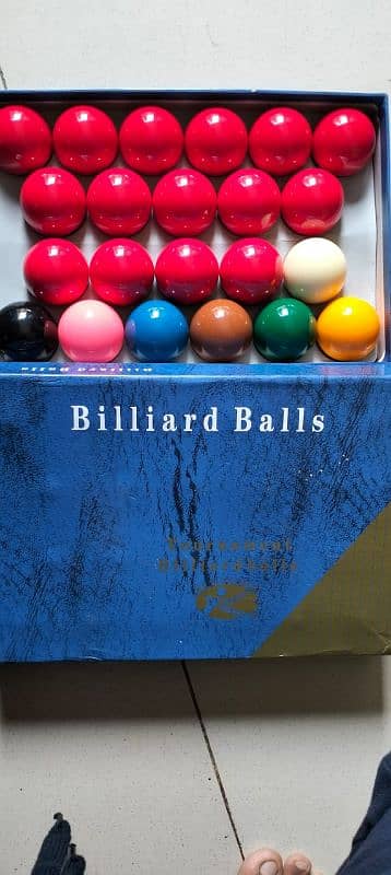 Balgium 1st copy snooker balls 1