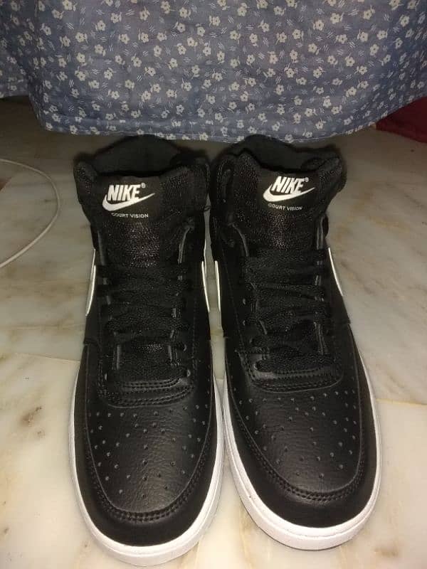 nike court vision low black edition 0