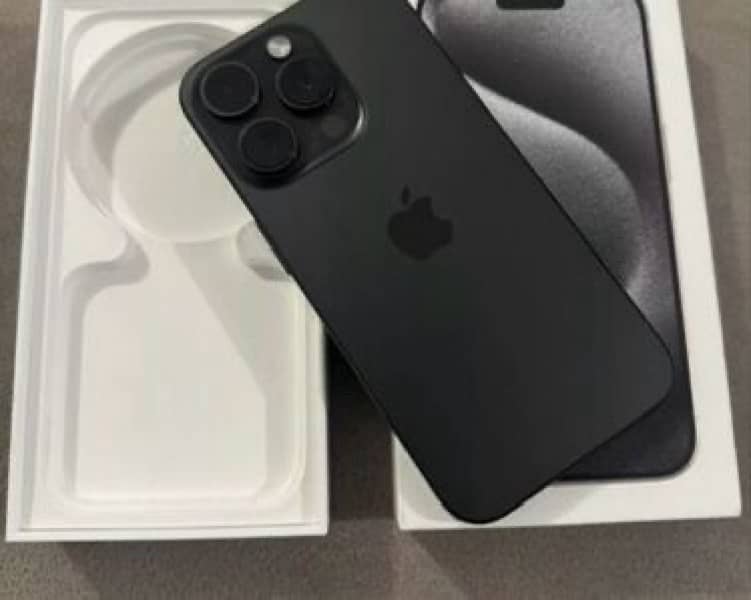 Apple Iphone 15Pro max jv 256 gb Black Titanium For Urgent sell 1