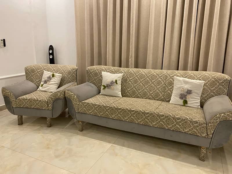 9 seater sofa set along with 3 tables 3