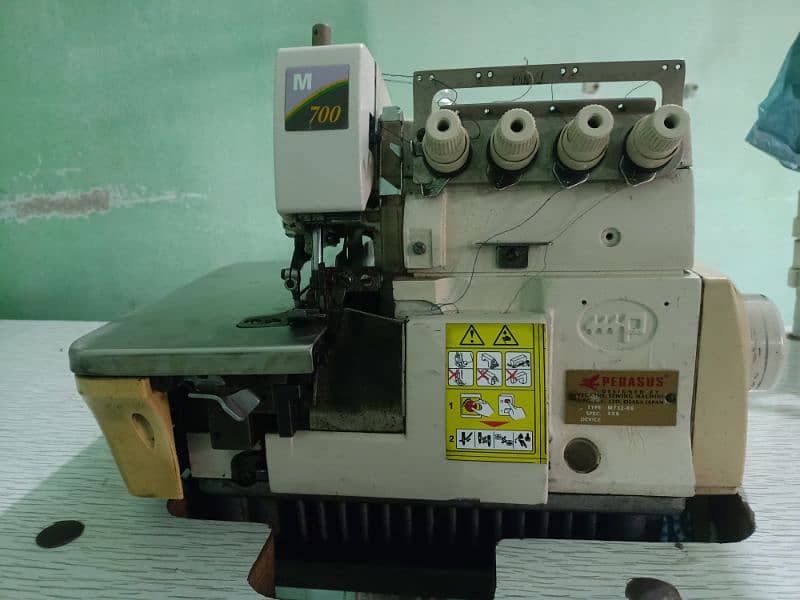 pegasus overlock machine + sarvo motor 0