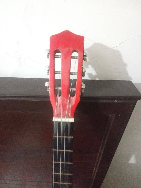 5 string guitar with red and yellow beauty 2