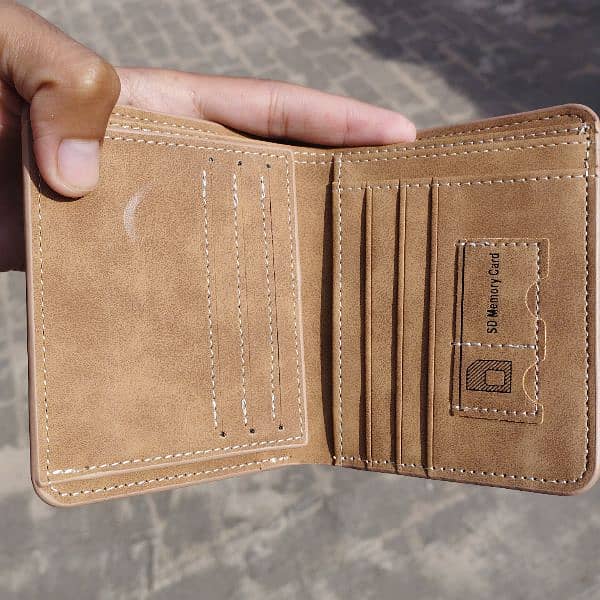 PU Leather Wallet High Quality PU Genuine Leather 3