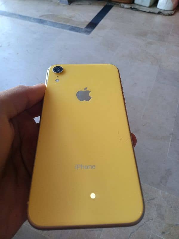 iphone XR yellow 1