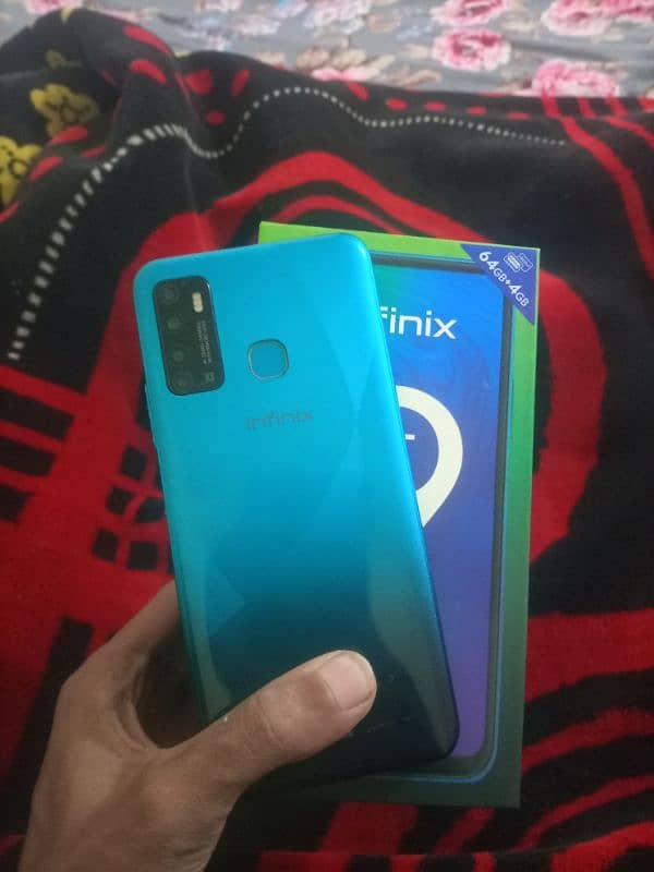 infinix hot 9 4gb 64gb official approved dual sim with box 10/9 all ok 0