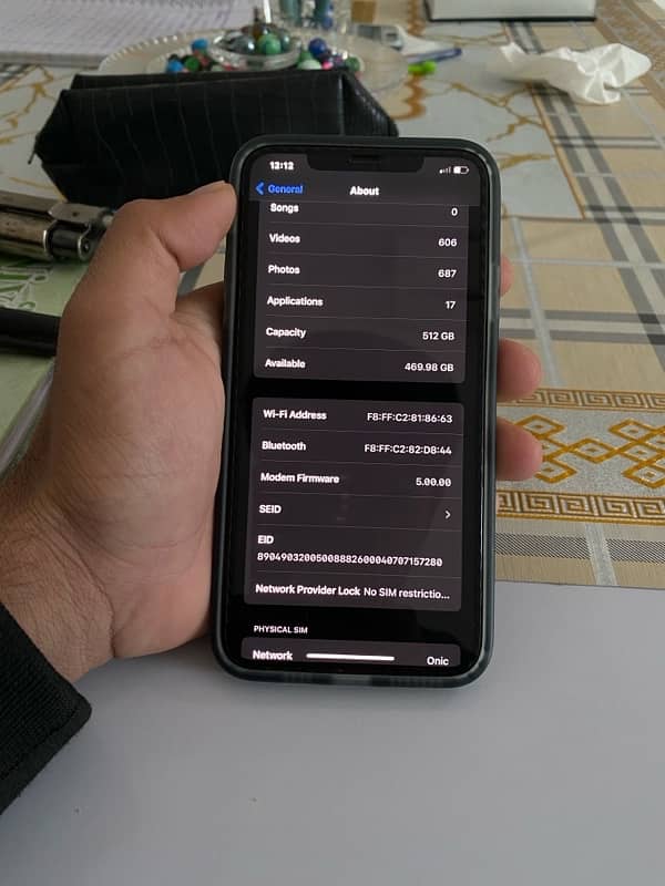 iPhone 11 Pro Max factory unlock 512 gb 8