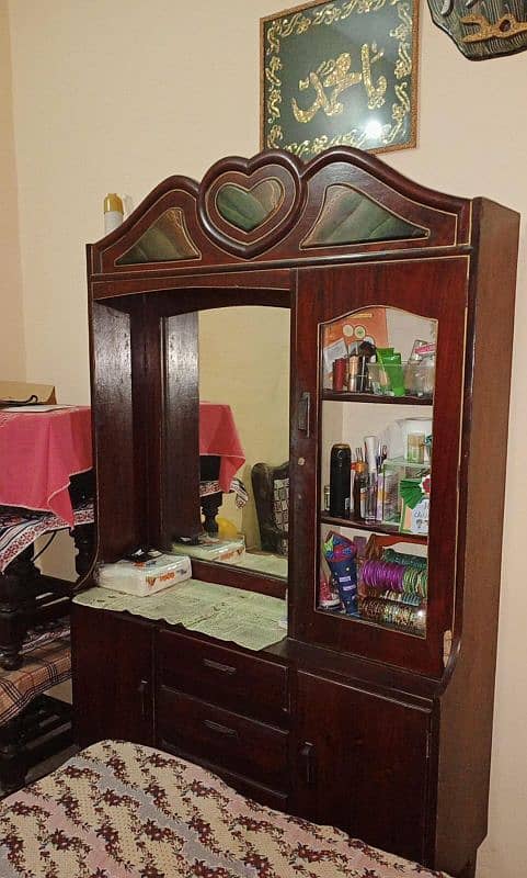 Double Bed, Showcase, Dressing Table 1