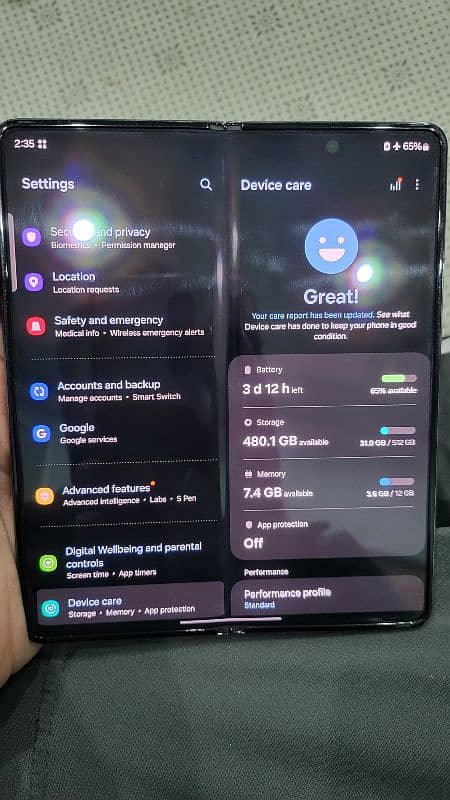 Samsung Galaxy Fold 4 512gb PTA Approved 3