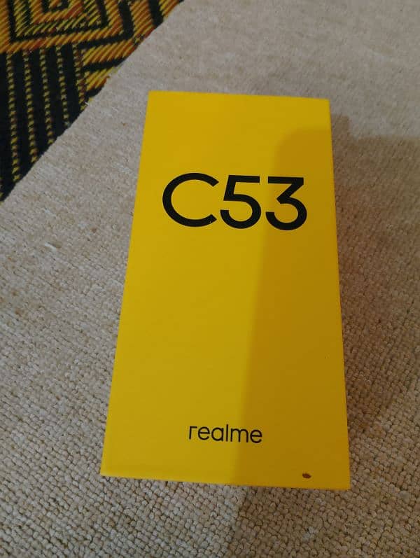 realme c53 model hai 128 gb  3/9/2024 ko liyya tha condition 10/10 hai 6