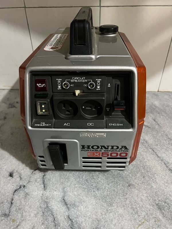 japan imported Honda ex500 portable generator vintage 2