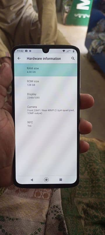 moto z4 4/128 10/10 condition all okay pta approved 7