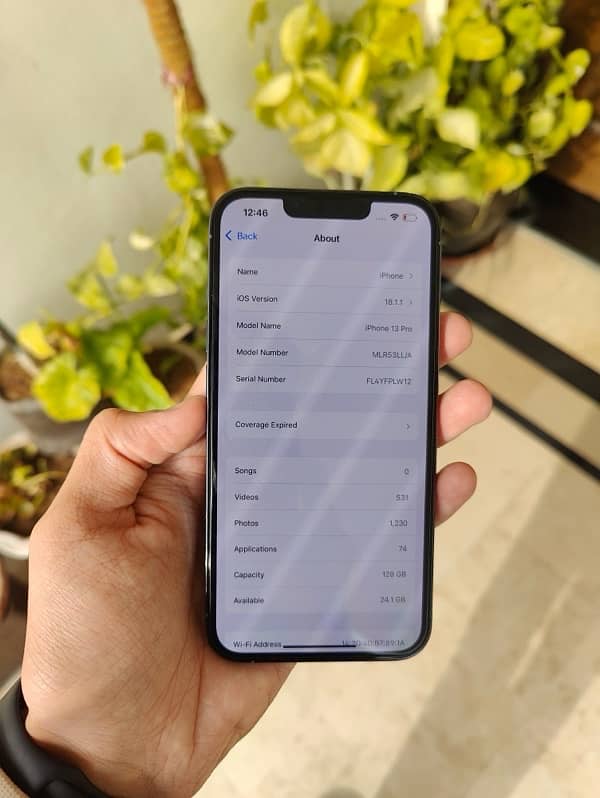 iphone 13 pro LLA Non pta 8