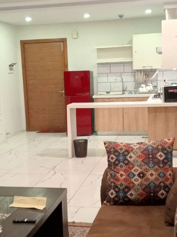 Height 1 Furnished one bedroom flat for rent in Height 1 D block bahria town Islamabad 2