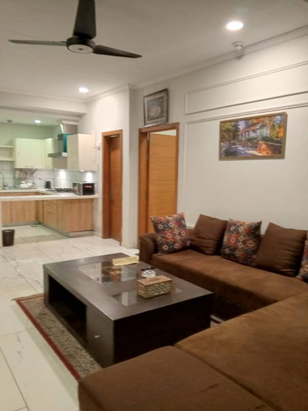 Height 1 Furnished one bedroom flat for rent in Height 1 D block bahria town Islamabad 5