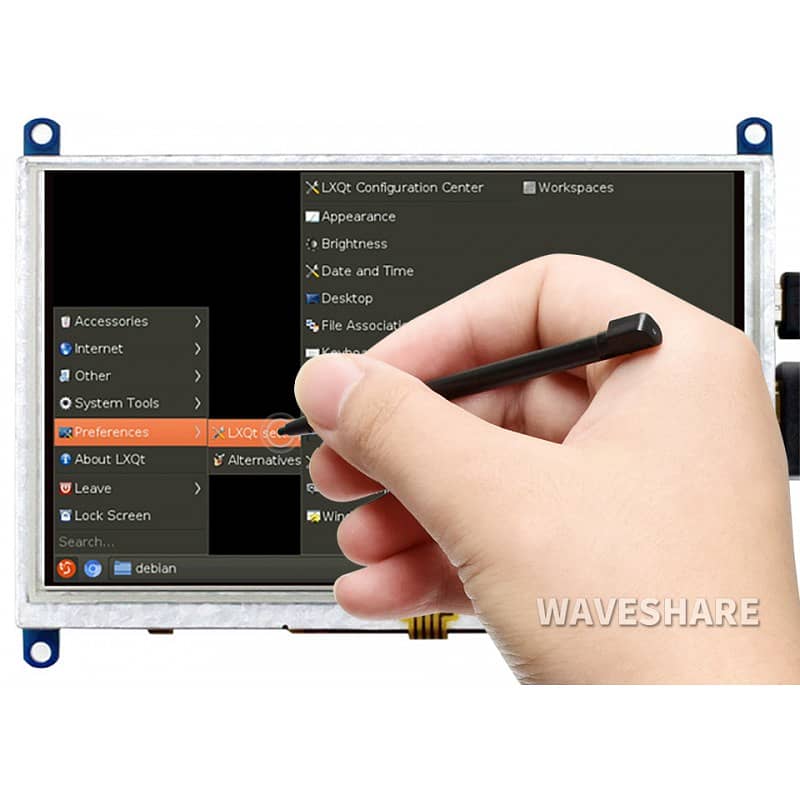 WAVESHARE 5inch Resistive Touch Screen LCD (B) HDMI 5