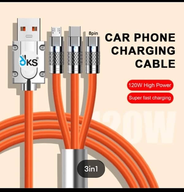 3 in 1 charger cable 0