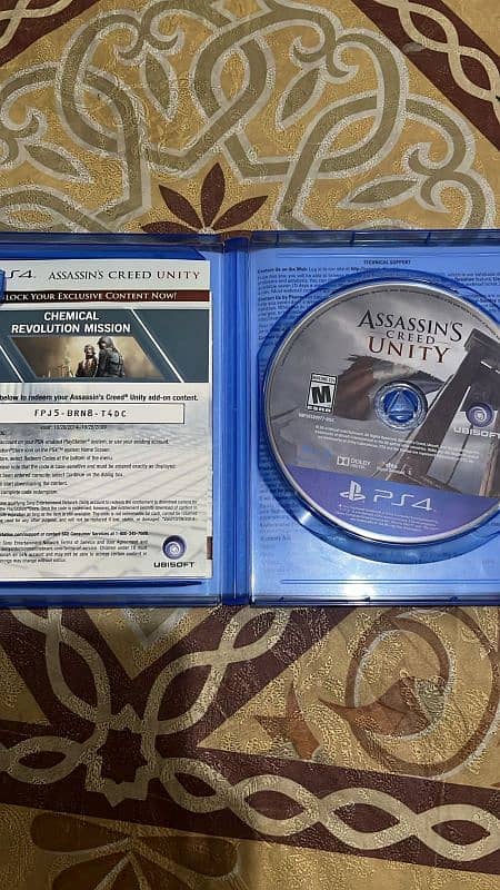 PS4 GAMES FOR SALE GTA 5 AND ASSASSIN'S CREED UNITY 1