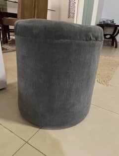 Grey stools