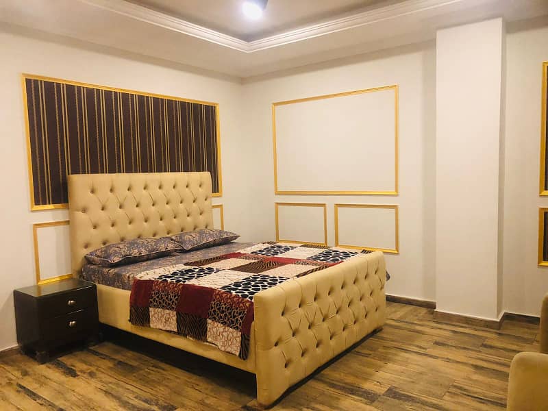 Bahria active furnished 2 bedroom apartment for rent in Height 1 block c Bahria Town rawalpindi 0