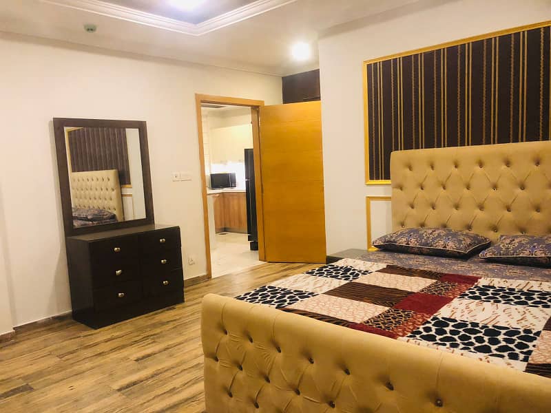 Bahria active furnished 2 bedroom apartment for rent in Height 1 block c Bahria Town rawalpindi 13