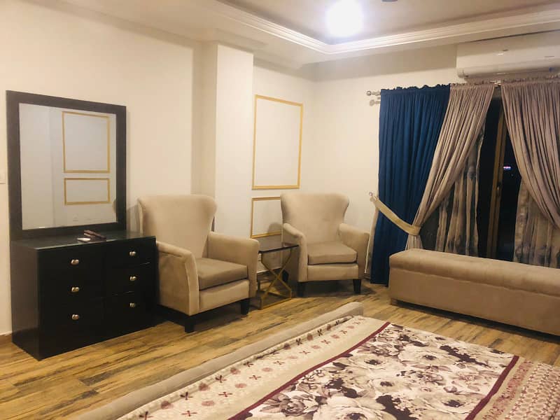 Bahria active furnished 2 bedroom apartment for rent in Height 1 block c Bahria Town rawalpindi 15