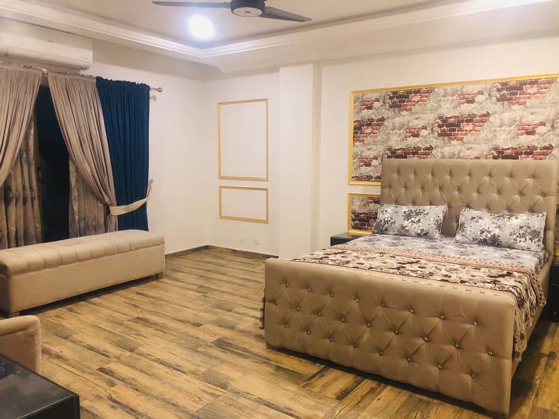 Bahria active furnished 2 bedroom apartment for rent in Height 1 block c Bahria Town rawalpindi 17