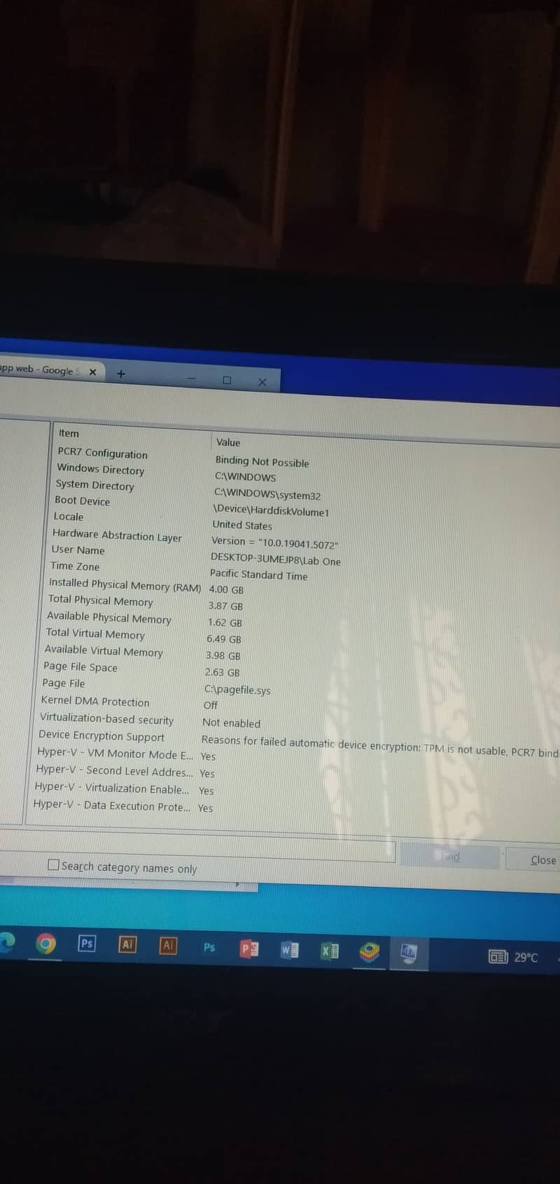 ACER ASPIRE 4738G, 4GB RAM, 128GB SSD+HDD 64 BIT OS other details see 11