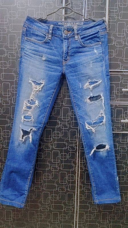 American eagle imported rough jeans 2