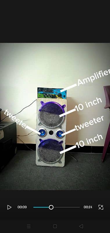 amplifier and speaker 0