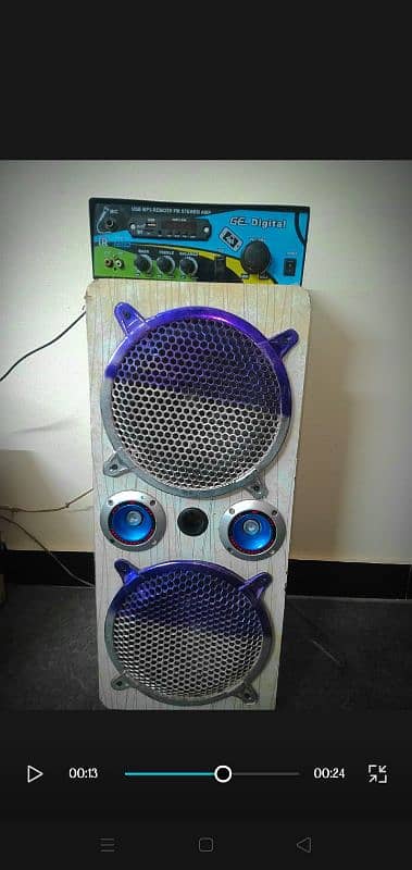 amplifier and speaker 3