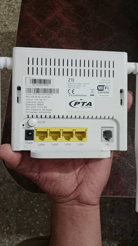 PTCL VDSL2 Wireless N300 4