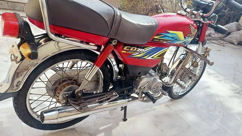 Honda CD70 2021 Model Peshawar Registered 0335 9366754 3