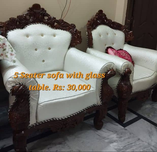 Lightly used wooden furniture in very good condition for quick sell. 6