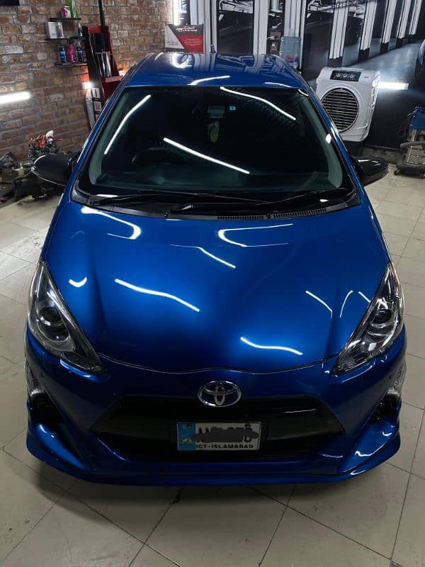 Toyota Aqua 2015. Reg2019. Islamabad Reg. Family used Car. 3