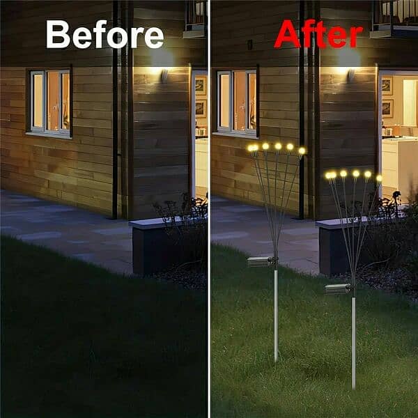 10 Lights LED Solar Powered Firefly Light 1