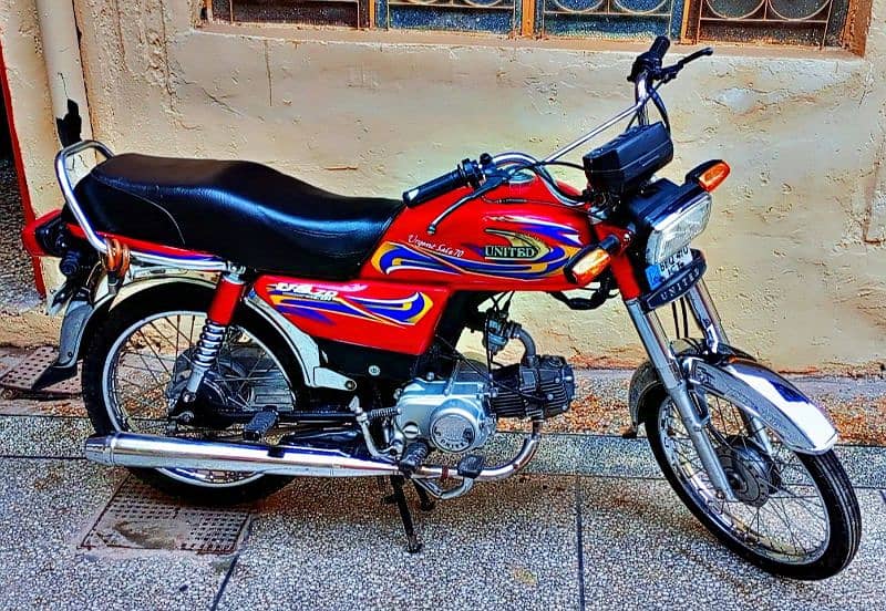 I am selling my United 70cc bike Islamabad Register 1