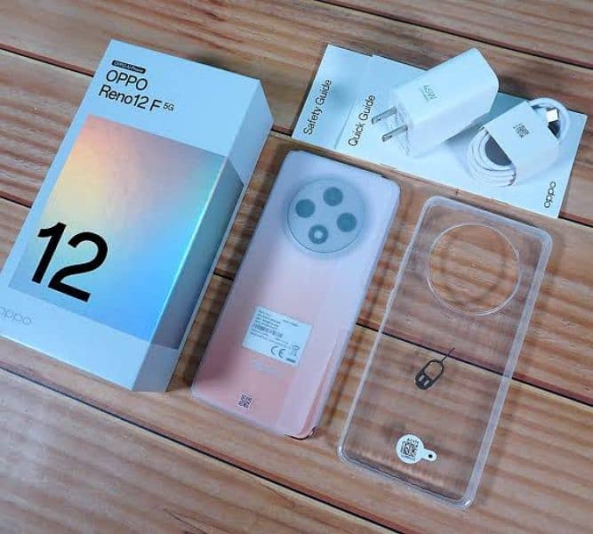 Its oppo new model reno f 12 box charger and orignal selicon cover 2