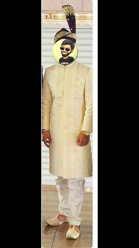 beautiful sharwani for grooms complete set 1