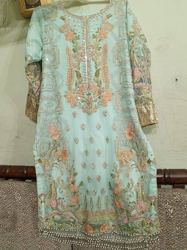 barooq brand dress embroidered 0