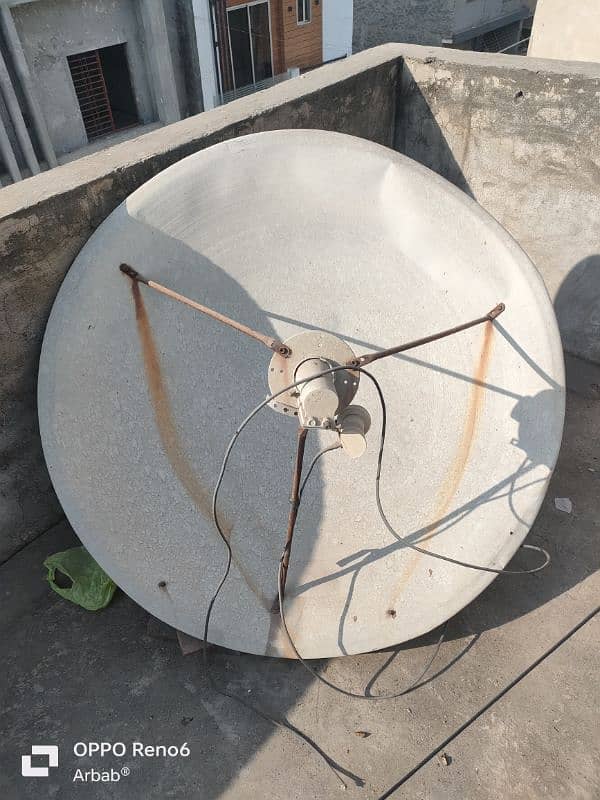 2pcs dish large size with pak & indian lnb 0