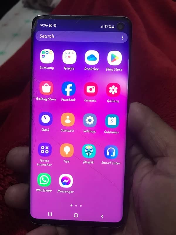 Samsung S10 8/128 patch dual sim condition pic me sekh ln 1