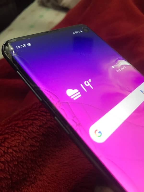 Samsung S10 8/128 patch dual sim condition pic me sekh ln 2